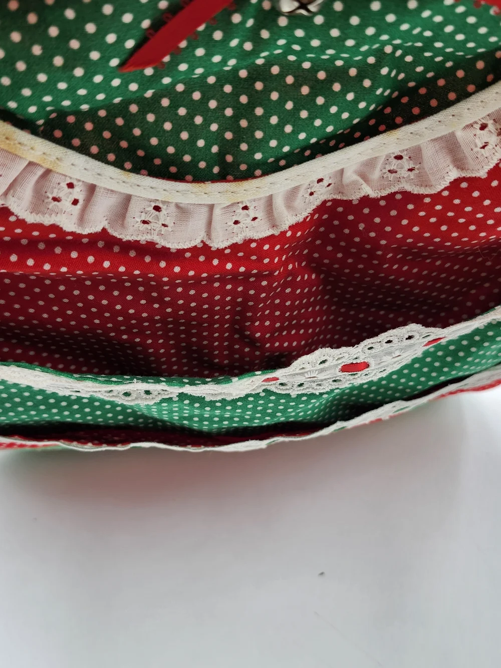 Handmade Holiday 'NOEL' Doll Hanging Pocket Card Holder